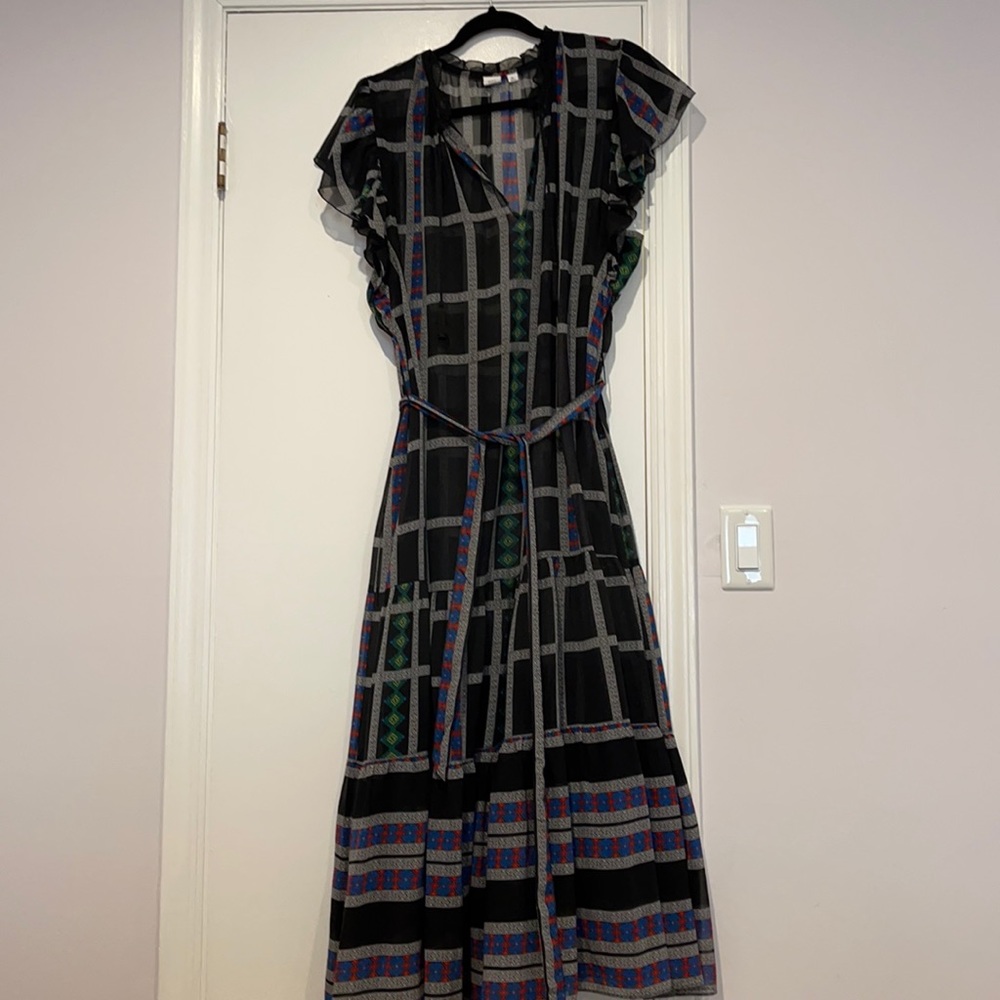 gap chiffon maxi dress